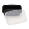 Cubeware Cubeware 38 oz. Rectangular Container Black Base With Clear Lid, PK150 CR-938B - alternate 8
